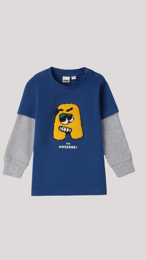 Double sleeve children's T-shirt