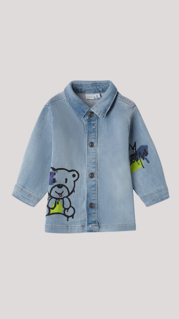 Newborn denim shirt